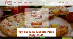 Desktop Screenshot of papasfastfood.co.uk
